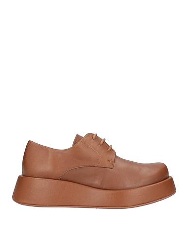 PALOMA BARCELÓ Laced shoes Brown Soft Leather