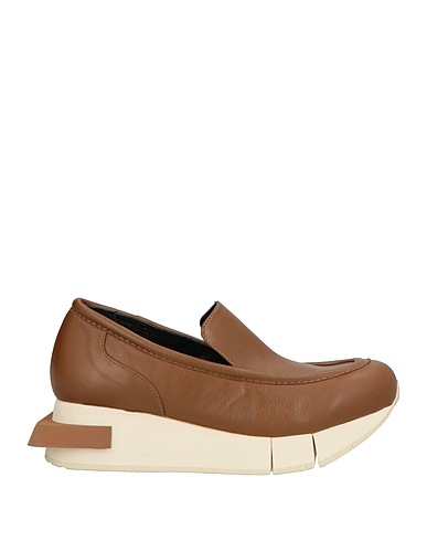 PALOMA BARCELÓ Mocassino Khaki Pelle