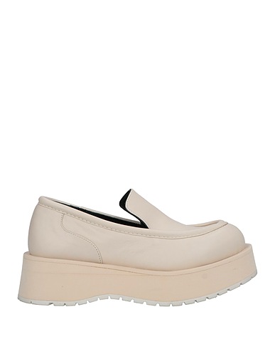 PALOMA BARCELÓ Loafers Cream Soft Leather