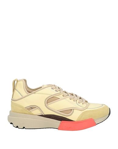 OAMC Sneakers Cremeweiß Leder, Gewebefasern