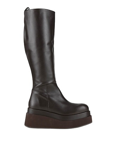 PALOMA BARCELÓ Boots Dark brown Soft Leather