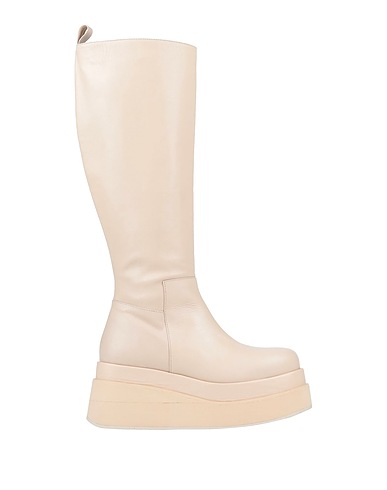 PALOMA BARCELÓ Boots Beige Soft Leather