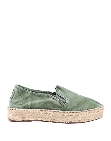 NATURAL WORLD Espadrilles Military green 100% Organic cotton