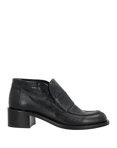 POMME D'OR Loafers Black Soft Leather