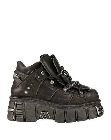 NEW ROCK Stiefelette Schwarz 100% Rindsleder