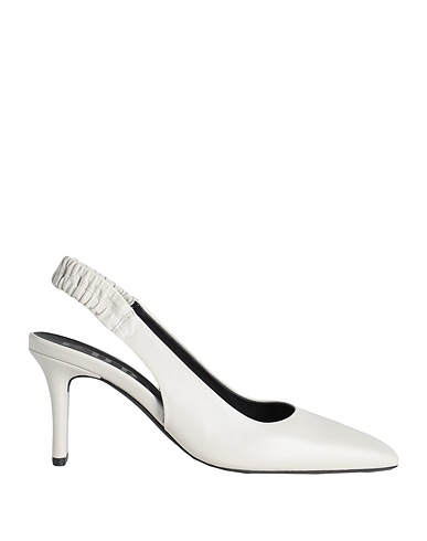 FURLA Décolleté Off white 100% Pelle ovina