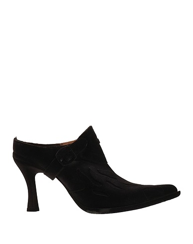 NEW ROCK Mules and clogs Black 100% Bovine leather