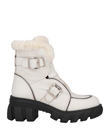 NILA & NILA Stivaletti Bianco Pelle