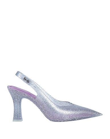 MELISSA x LARROUDÉ Pump Silver PVC - Polyvinyl chloride
