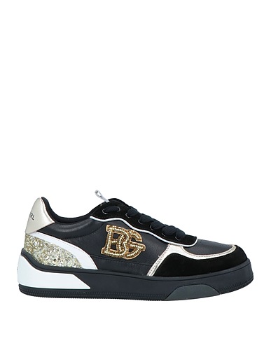 BLUGIRL Sneakers Nero Pelle di vitello, Fibre tessili