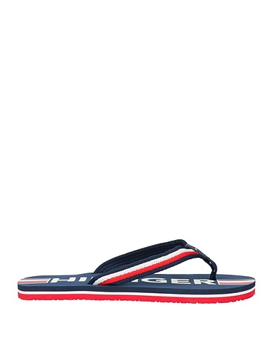 TOMMY HILFIGER Beach sandals  Midnight blue Textile fibres