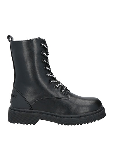 PATRIZIA PEPE Ankle boot Black Textile fibres