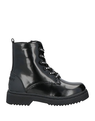 PATRIZIA PEPE Ankle boot Black Textile fibres