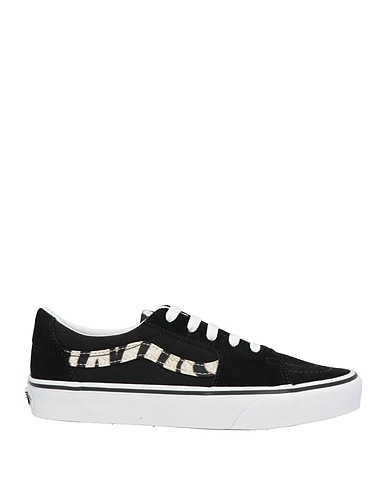 VANS Sneakers Black Leather, Textile fibres