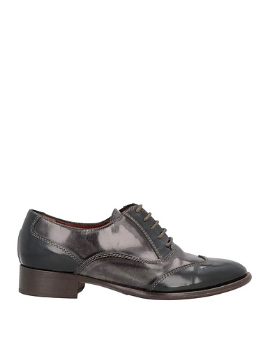 BRUGLIA Laced shoes Black Soft Leather