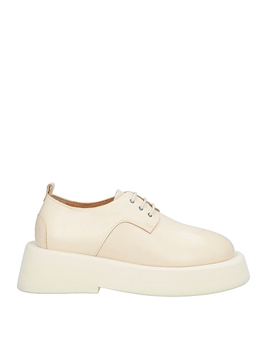 MARSÈLL Laced shoes Ivory Soft Leather