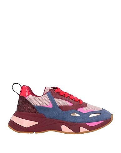 LIU •JO Sneakers Light pink Leather, Textile fibres
