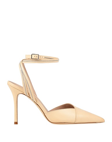 PESERICO Pump Beige Soft Leather