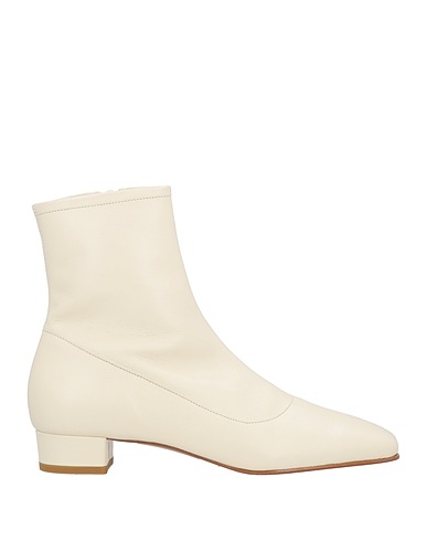 BY FAR Ankle boot White Soft Leather