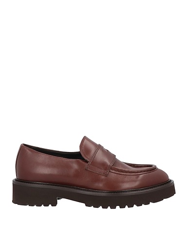 DOUCAL'S Loafers Dark brown Soft Leather