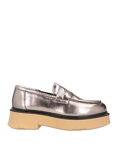 NILA & NILA Loafers Silver Soft Leather
