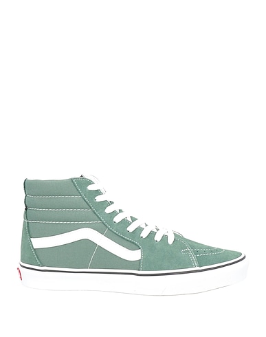 VANS Sneakers Sage green Soft Leather, Textile fibers