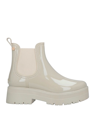 GIOSEPPO Ankle boot Off white Textile fibres, Synthetic fibers