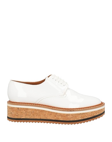 CLERGERIE Laced shoes White Soft Leather