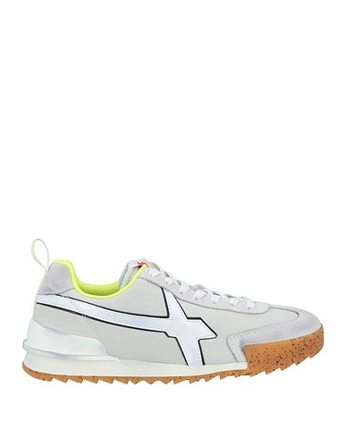 W6YZ Sneakers Cream Textile fibres, Leather