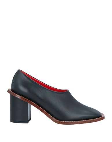 PLAN C Court Black Calfskin