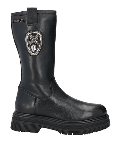 GAI MATTIOLO Boots Black Soft Leather