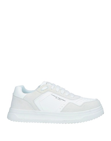 PAOLO PECORA Sneakers Bianco Fibre tessili