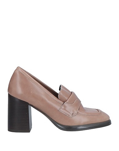 OROSCURO Loafers Khaki Calfskin