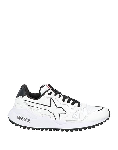 W6YZ Sneakers White Rubber, Soft Leather