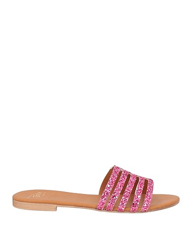 PERNILLE PARIS Sandali Fucsia Fibre tessili