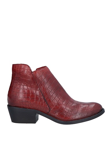 OROSCURO Ankle boot Brick red Calfskin