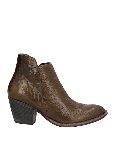 OROSCURO Ankle boot Military green Calfskin