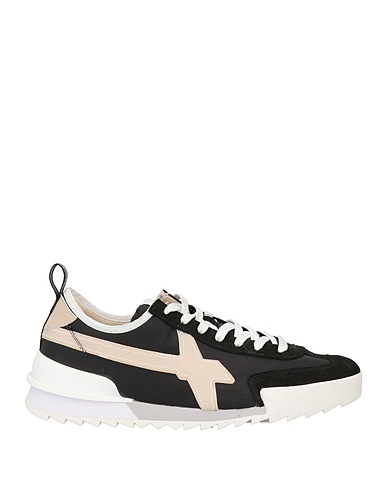 W6YZ Sneakers Negro Cuero, Nailon