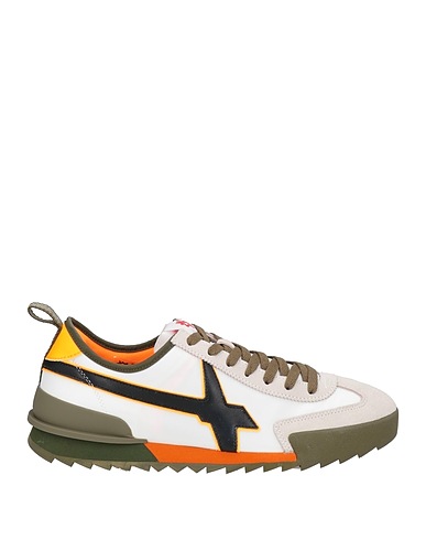 W6YZ Sneakers Blanco Cuero, Nailon