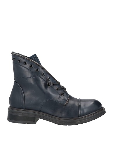 OROSCURO Ankle boot Navy blue Soft Leather