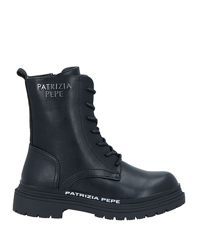 PATRIZIA PEPE Ankle boot Black Textile fibers