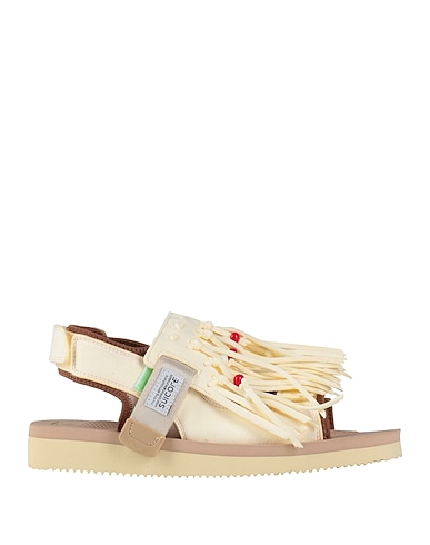 SUICOKE Sandals Cream Textile fibres