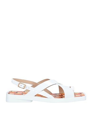FABI Flip flops White Leather