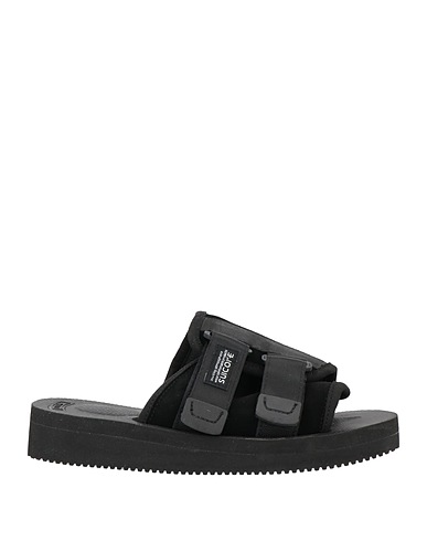 SUICOKE サンダル ブラック 革 / 紡績繊維