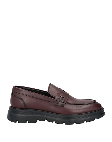 ALBERTO GUARDIANI Loafers Burgundy Leather