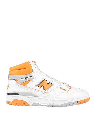 NEW BALANCE Sneakers 650 White Soft Leather, Textile fibres