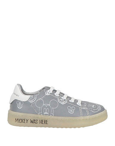 MOACONCEPT Sneakers Gris Cuir, Fibres textiles