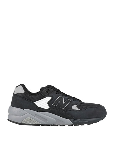 NEW BALANCE Sneakers 580 Black Soft Leather, Textile fibres