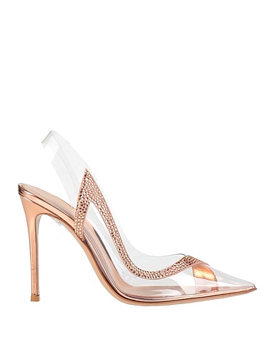 GIANVITO ROSSI Décolleté Cipria Pelle, Plexiglas®