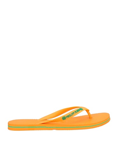 PHILIPP PLEIN Flip flops Orange Rubber